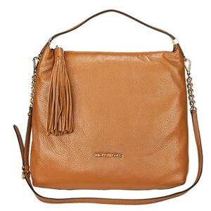 NWT Michael Kors Weston crossbody satchel handbag purse luggage leather $297